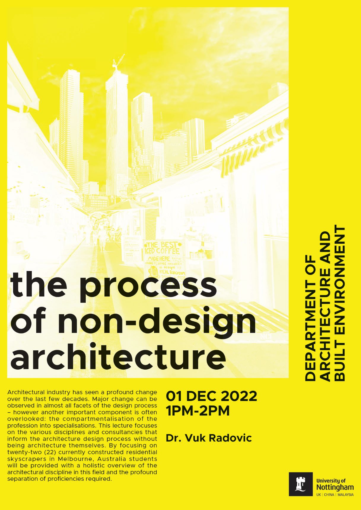 The process of non-design architecture