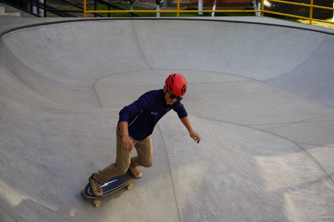 Skateboarding