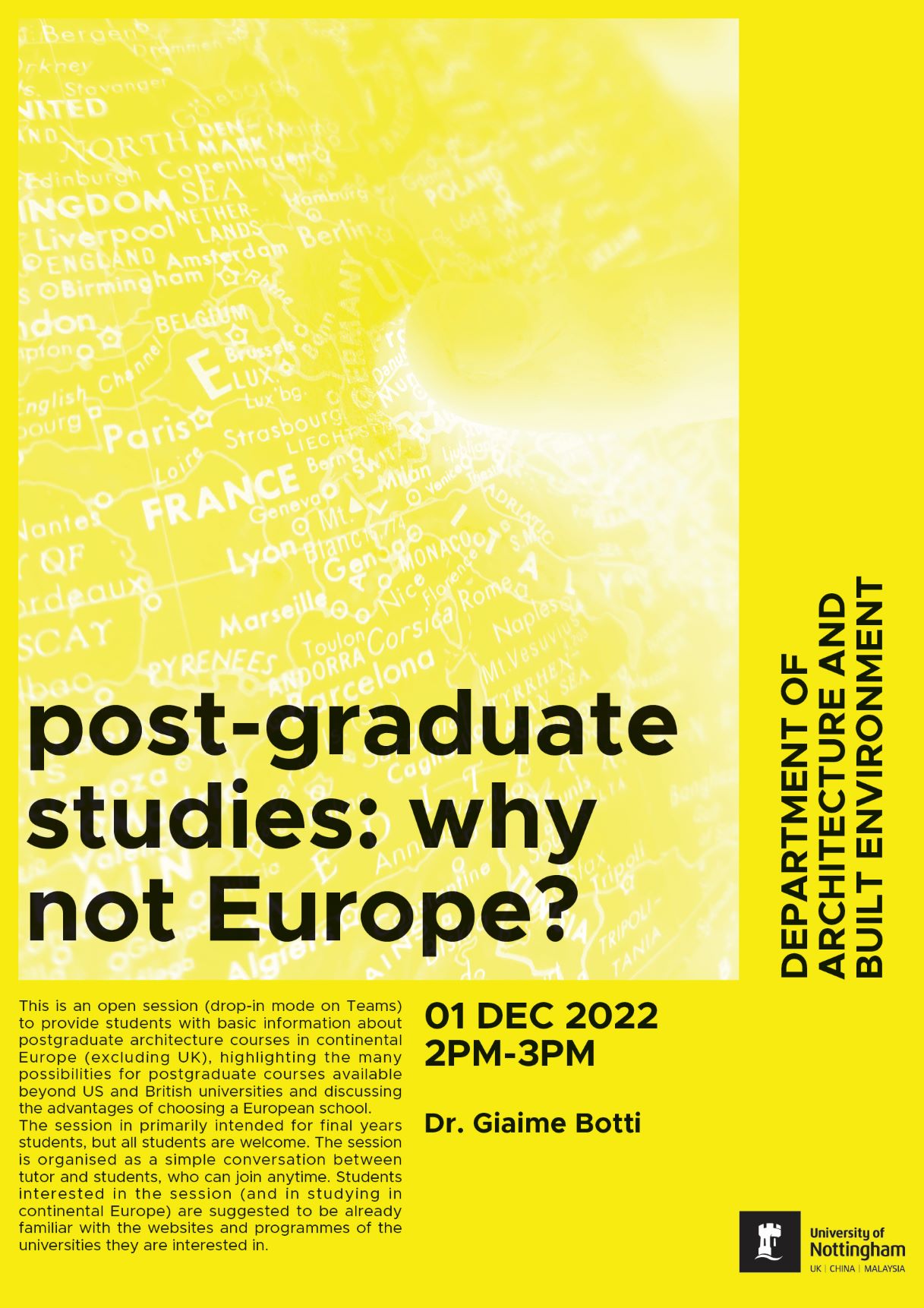 Post-graduate studies: why not Europe?