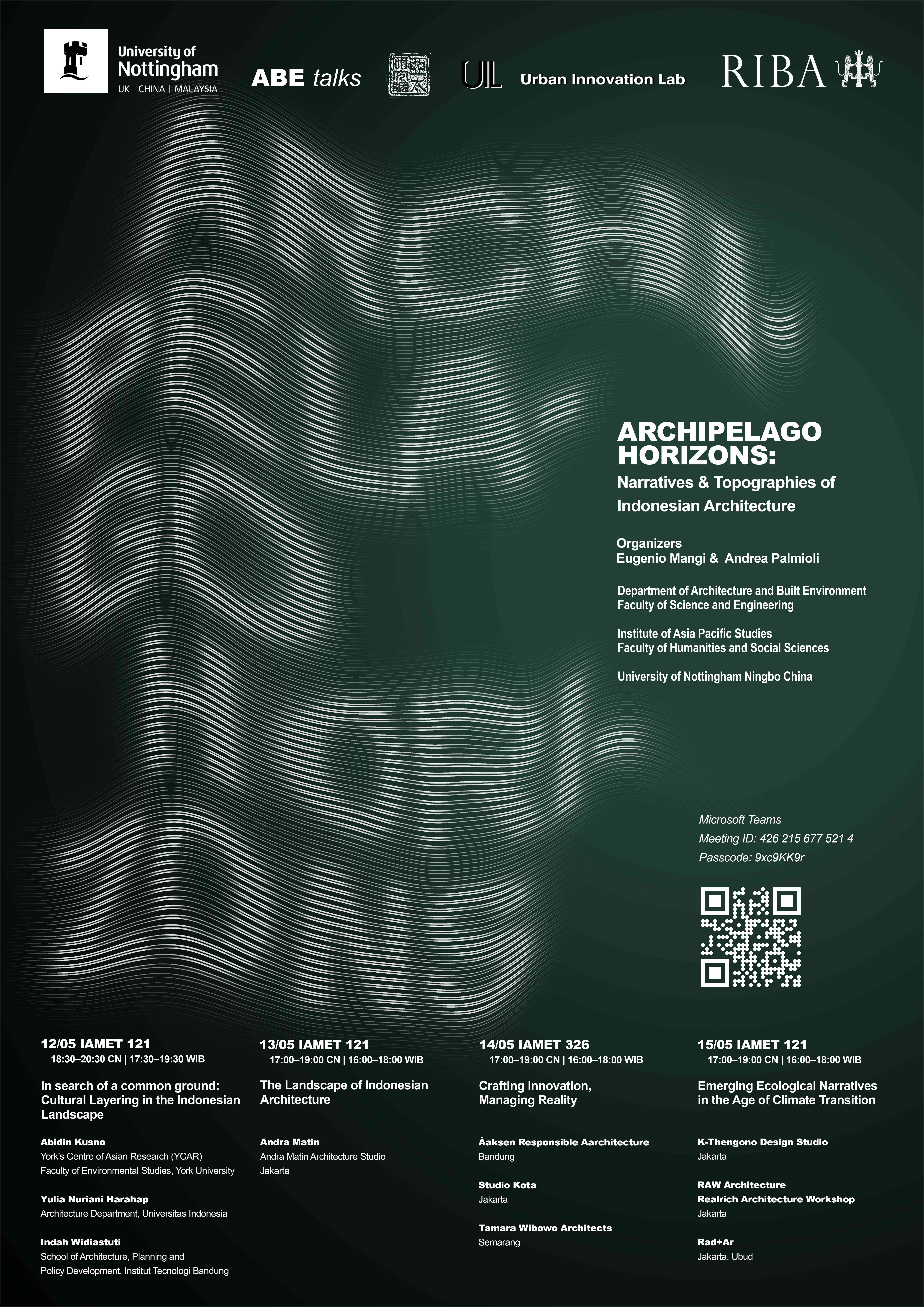 ABE Talks - ARCHIPELAGO HORIZONS Narratives & Topographies of Indonesian Architecture